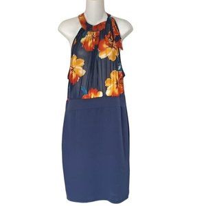 IRIS Maxi Dress Sleeveless Floral Print Bodycon